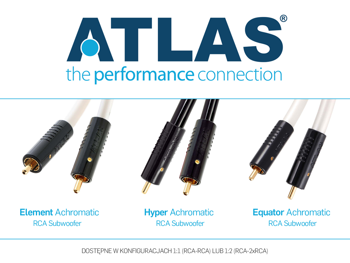 Kable Atlas Achromatic do subwoofera 