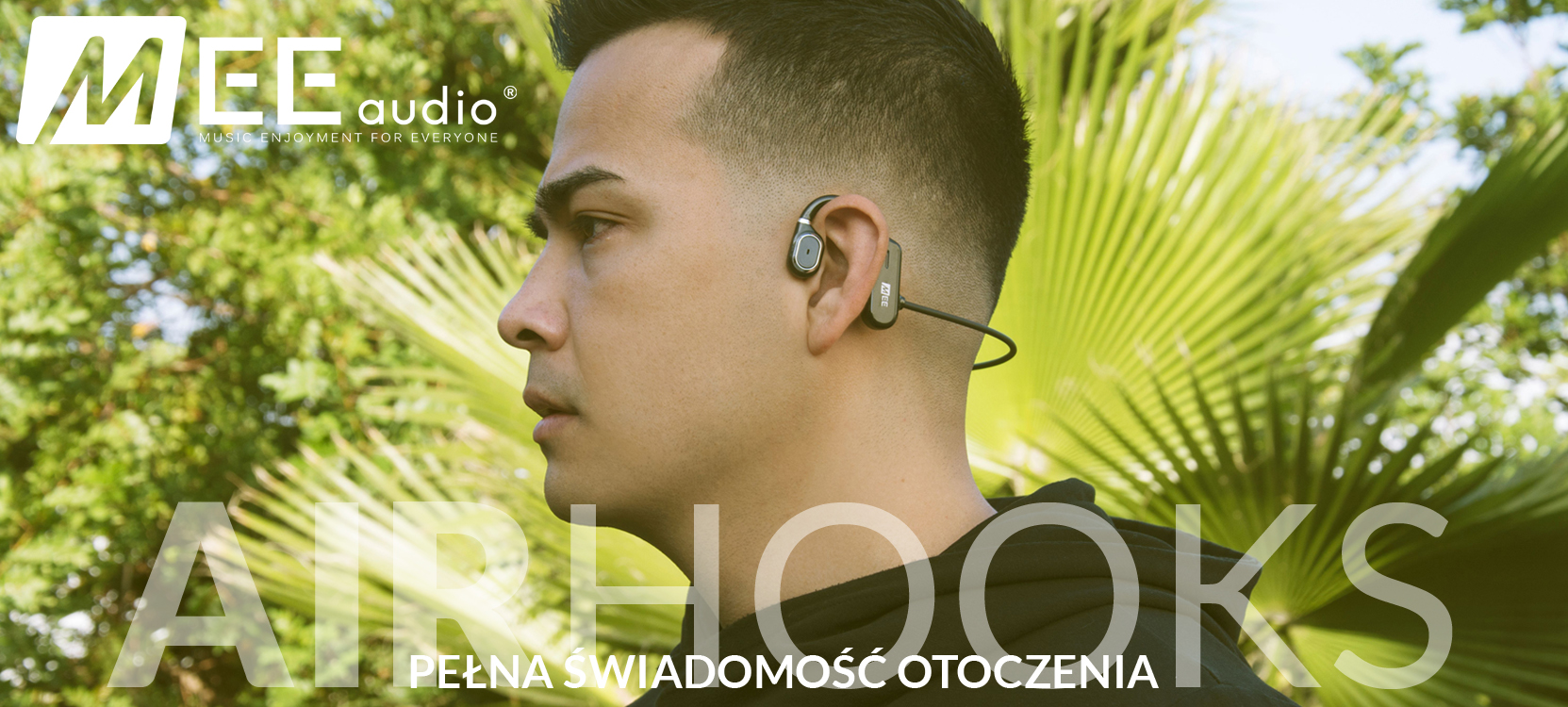 Słuchawki kostne MEE audio AirHooks: Pełna świadomość otoczenia